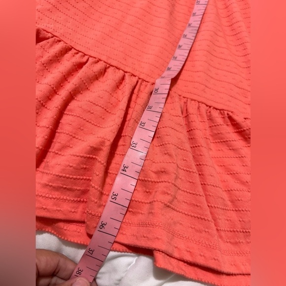 LOFT Puff Sleeve Flounce Swing Dress size L - Picture 10 of 16